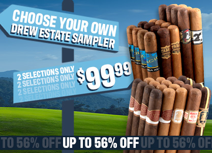 Premium Cigars, Samplers, Humidors, & More for Less