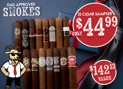 Dad Bod Deal: 15 Cigars for $44.99 