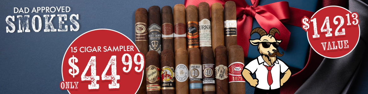 Dad Bod Deal: 15 Cigars for $44.99 