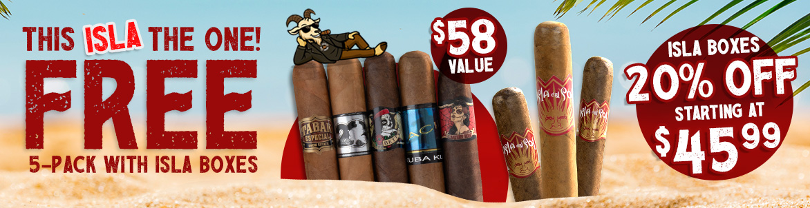 Claim 5 FREE Drew Estate Cigars 