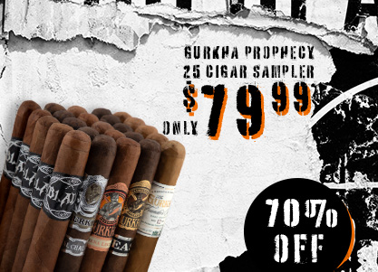 25 Gurkha Cigars @ $3.19 apiece