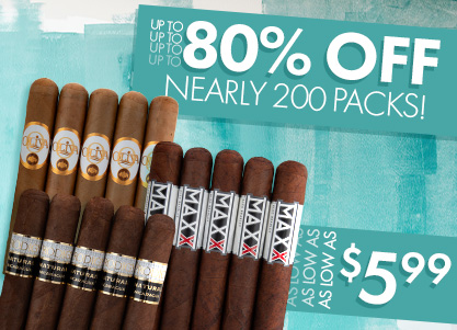 up to 80% OFF nearly 200 Packs! 