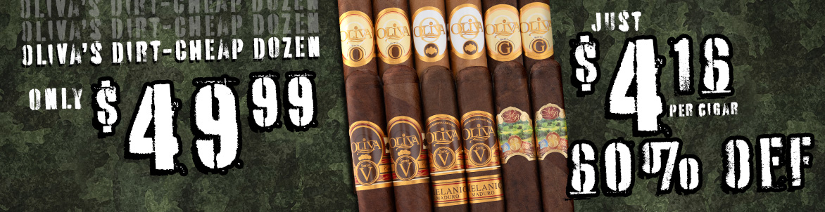 Oliva’s Dirt-Cheap Dozen 