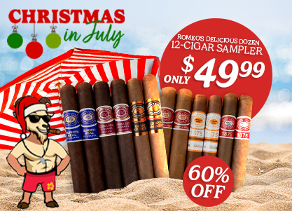 Xmas in July: $49.99 for 12 Romeos 