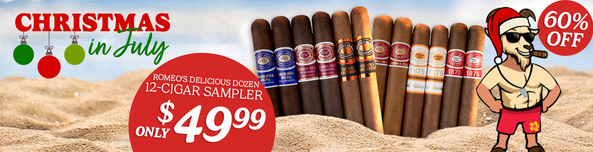 Xmas in July: $49.99 for 12 Romeos 