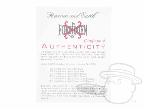 Fuente Fuente Opus X FOXX Rare Black Torpedo 