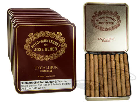 Excalibur Cigarillo Natural 4 x 24—Tins: 200 Cigarillos - Best Cigar Prices