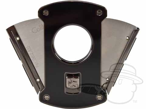 Colibri Slice Cigar Cutter Black & Gunmetal Chrome  thumbnail image 1