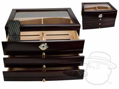 Palermo 150 Count 3 Drawer Humidor Best Cigar Prices