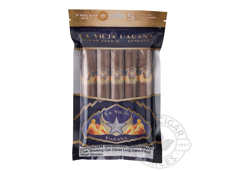 La Vieja Habana Bombero Cuban Corojo Fresh Pack 6 x 54—Sealed Pack 5