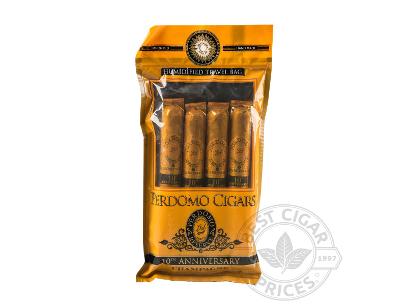 Perdomo 4 Pack Humidified 10th Anniversary Champagne thumbnail image 1