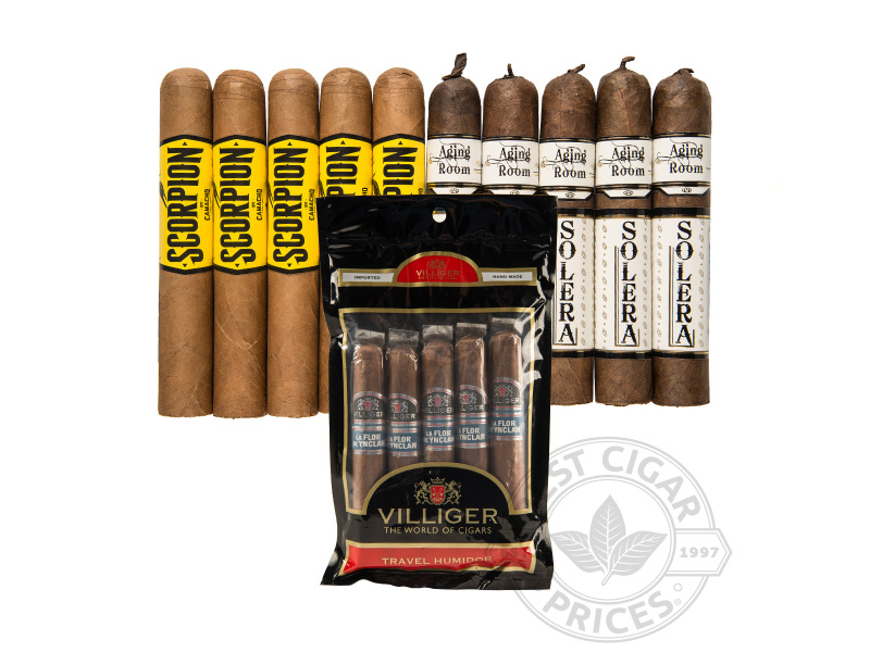 Mouthwatering Medio 15 Cigar Variety Pack Deal Various Sized Cigars—15